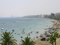 Beach in Limassol Beach in Limassol