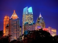 Atlanta city lights Atlanta city lights