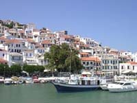 Harbour in Skopelos Town Harbour in Skopelos Town