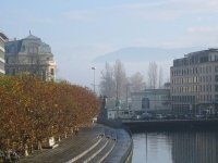 Geneva buildings, trees, water Geneva buildings, trees, water