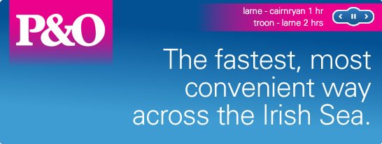 The fastest, most convenient way across the Irish Sea.