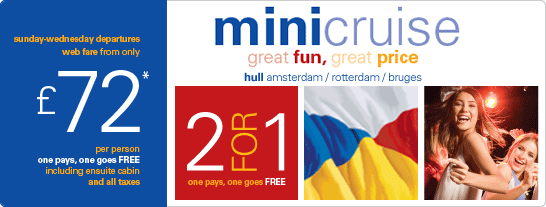 2-for-1 minicruises